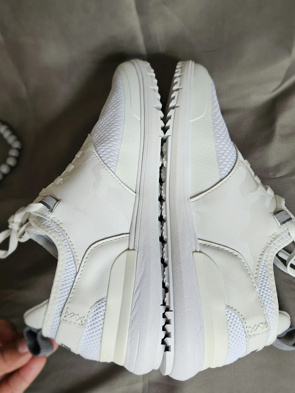 TRUE Linkswear Lux Hybrid Spikeless Golf Shoes Men's Size 11.5 White - Picture 5 of 13